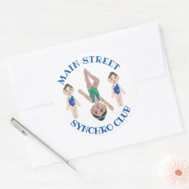 Adesivo Nadadores Sincronizados de Nadadores