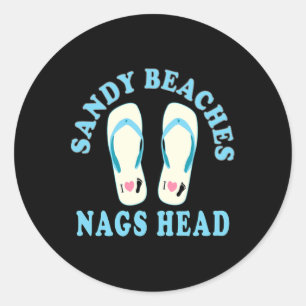 Adesivo Nags Head Vacation Sandy Beaches I Heart Sacudir F