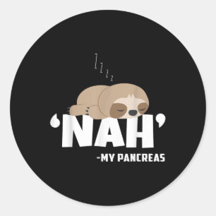 Adesivo Nah My Pancreas Engraçado Diabetes Consciência