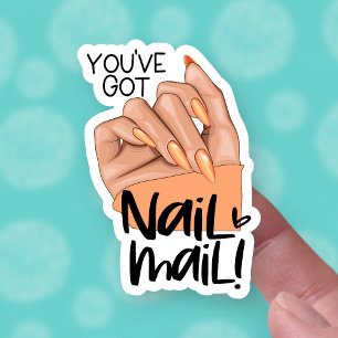 Adesivo Nail Mail Cute Nailfie Mão-de-Mão