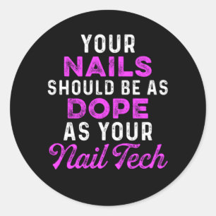 Adesivo Nail Tech Color Manicurist Pedicurist Gift Polonês