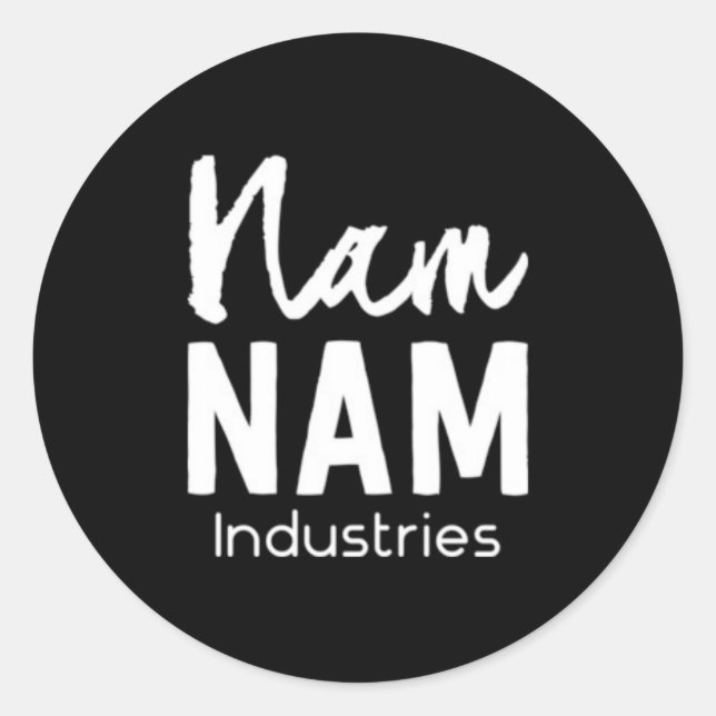 Adesivo Nam Nam Industries invertert bilde (Frente)