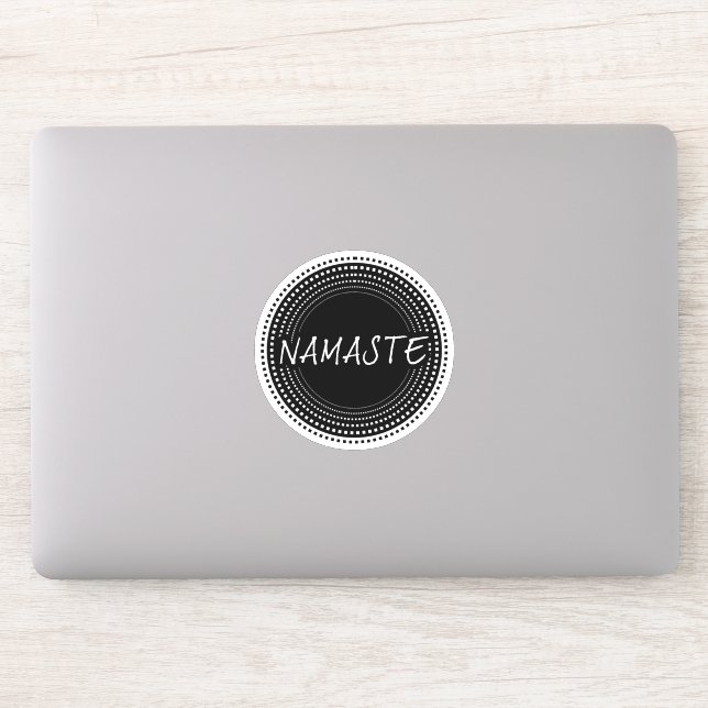 Adesivo Namaste (Computador)