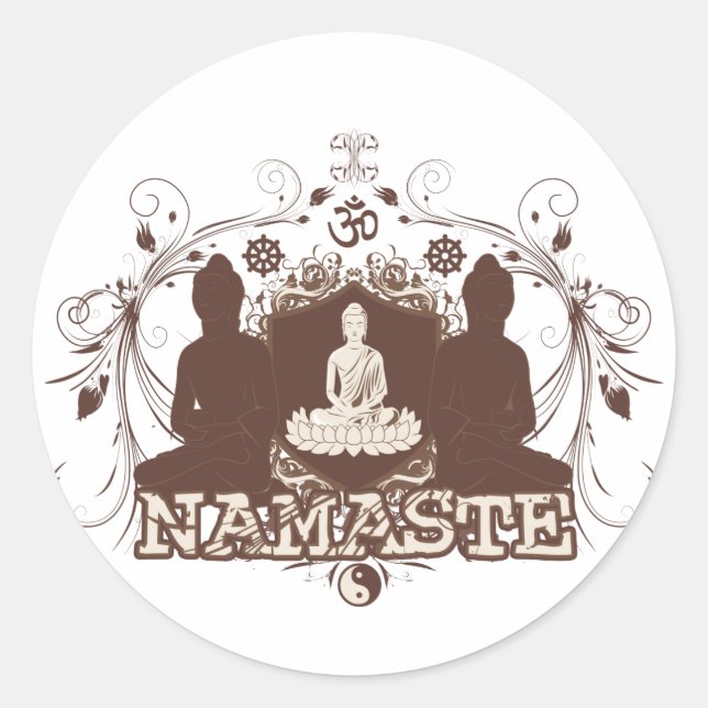 Adesivo Namaste Buddha (Frente)