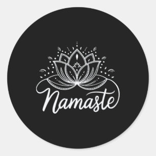 Adesivo Namaste Flor de Lótus Meditação Yoga Mandala