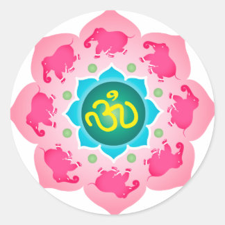 Adesivo Namaste Lotus Flower Om Yoga
