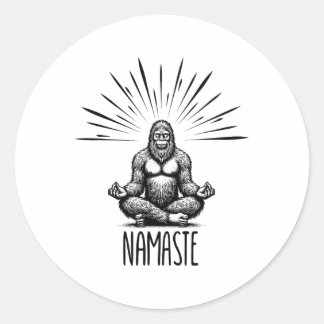 Adesivo Namaste Pé Grande Yoga Meditação Engraçado Yoga Pé