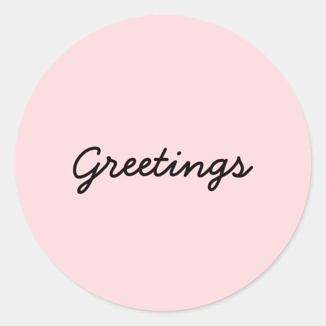 Adesivo Namaste Peachy Pink Yoga Meditation Sticker (Frente)