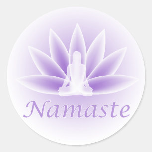 Adesivo Namaste Yoga Lotus Vedante