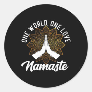 Adesivo Namaste - Yoga Zen Atenção Plena - Namaste 