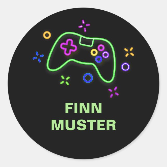 Adesivo Namensaufkleber - Spielecontroller (Frente)
