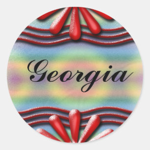 Adesivo Nameplate Red