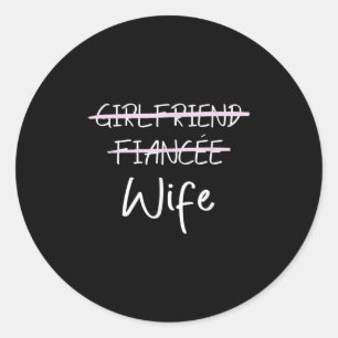 Adesivo Namorada Fiancée Wife Weding Casal