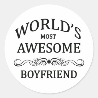 Adesivo Namorado mais incrível do mundo