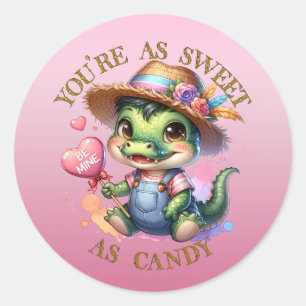 Adesivo Namorados Alligadores Cute