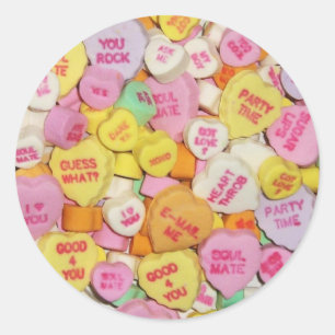 Adesivo Namorados Candy Hearts