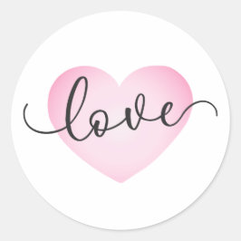 Adesivo Namorados de Caligrafia Simples | Vinheta