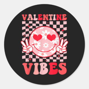 Adesivo Namorados De Coração RetroDia de os namorados Vibe