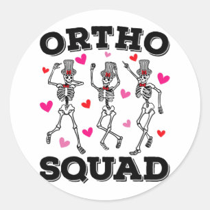 Adesivo Namorados de Esqueleto Ortho Squad Dancing