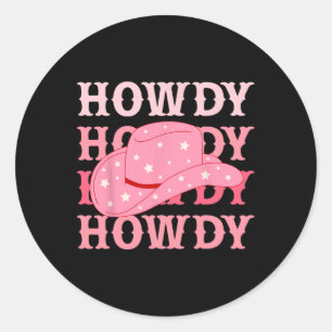 Adesivo Namorados de Howdy Western Heart do Cowboy