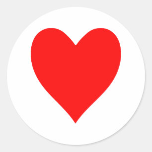 Adesivo Namorados do Coração Vermelho