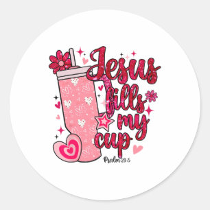 Adesivo Namorados Jesus Preenche minha taça