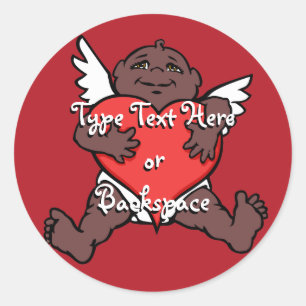 Adesivo Namorados Sticker African Cupid Sticker Custom