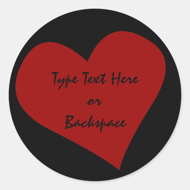 Adesivo Namorados Sticker I Love You Sticker Personalize (Frente)