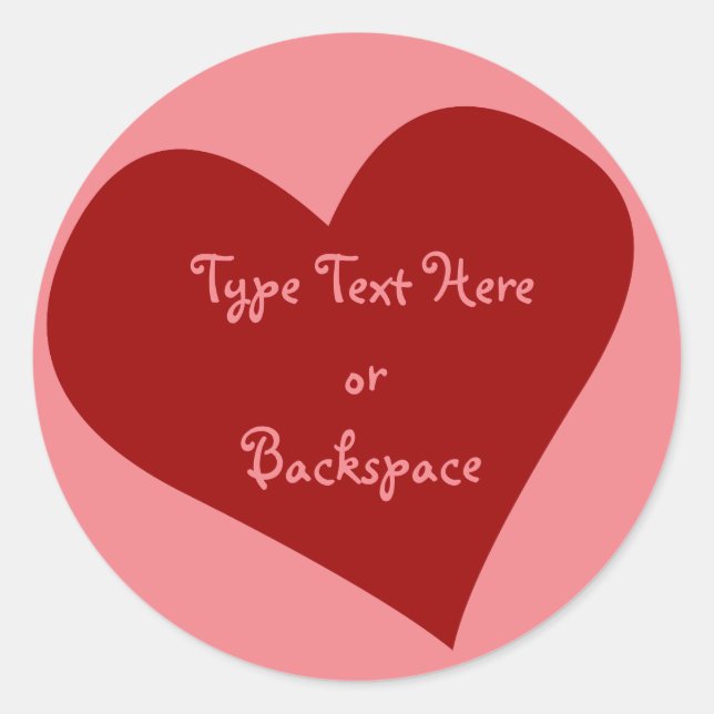 Adesivo Namorados Sticker I Love You Sticker Personalize (Frente)