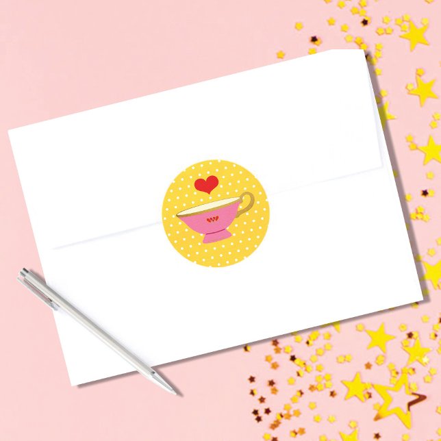 Adesivo Namorados Tea Party (Criador carregado)