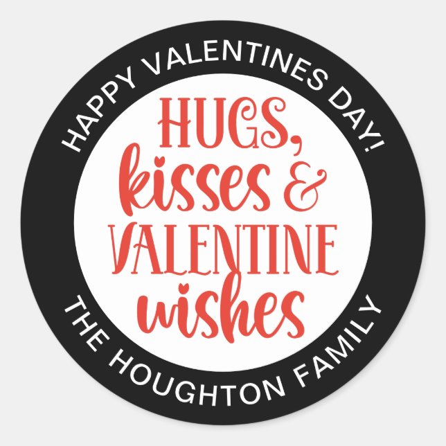 Adesivo Namorados Vermelho Personalizado (Frente)