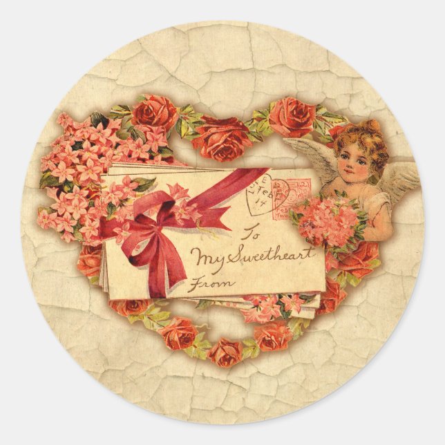 Adesivo Namorados vitoriano (Frente)