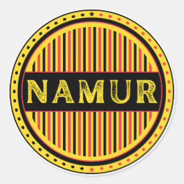 Adesivo Namur City Pride Emblem – Belgian Identity