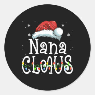 Adesivo Nana Claus Christmas Pajama Matando Xmas