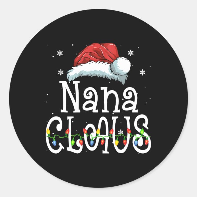 Adesivo Nana Claus Christmas Pajama Matando Xmas (Frente)