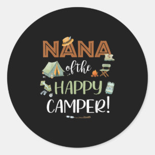Adesivo Nana Do Feliz Camper Primeiro Aniversário Camping