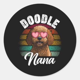 Adesivo Nana Goldendoododle Cachorro do Lover Mães D