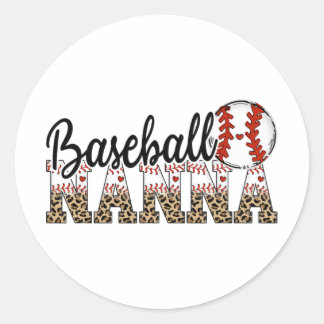 Adesivo Nanna Women Ballpark Nanna Baseball Mãe Mãe Mãe Da