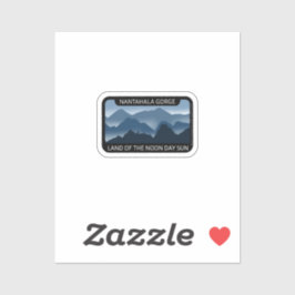 Adesivo Nantahala Gorge, Terra do Sol do Dia do Noon