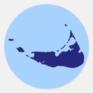 ADESIVO NANTUCKET DE MARINHO PERSONALIZÁVEL