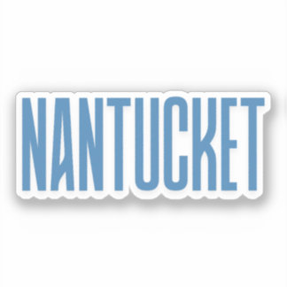 Adesivo Nantucket | Nantucket Azul Massachusetts