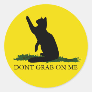 Adesivo Não agarre o gatinho