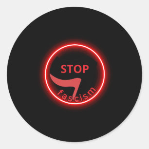 Adesivo Não ao fascismo