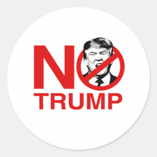 Adesivo Não ao Trump - Anti-Trump -