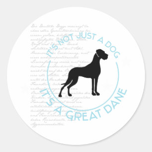Adesivo Não apenas um cão, é great dane!