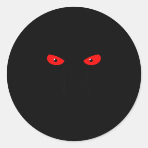 Adesivo Não aperte meus botões_ Olhos Vermelhos _ Atitude