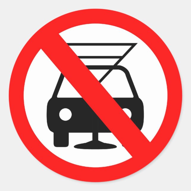 Adesivo Não beba e conduza (Frente)