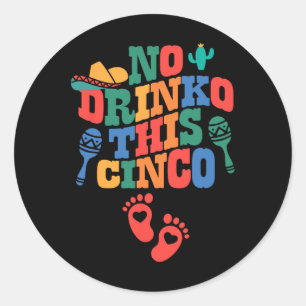 Adesivo Não Beba Este Cinco De Mayo Engraçado Anunciante D
