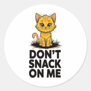 Adesivo Não brinque comigo Gato 5