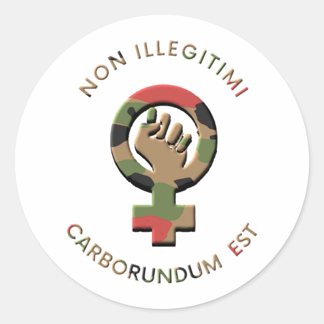 Adesivo NÃO (Camo) (Frente)